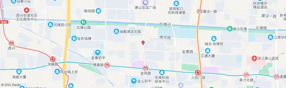 杭州俞家潭北_公交站地图_杭州公交_妙搜公交查询2025
