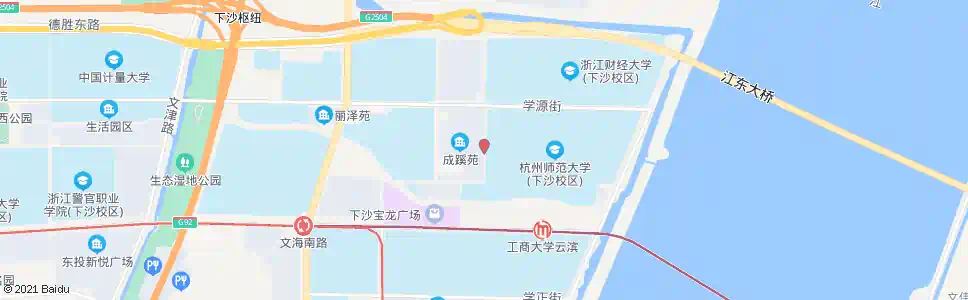 杭州云涛南路学源街口_公交站地图_杭州公交_妙搜公交查询2025