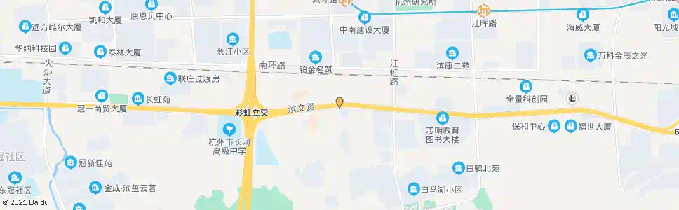 杭州滨文路光裕路口_公交站地图_杭州公交_妙搜公交查询2025