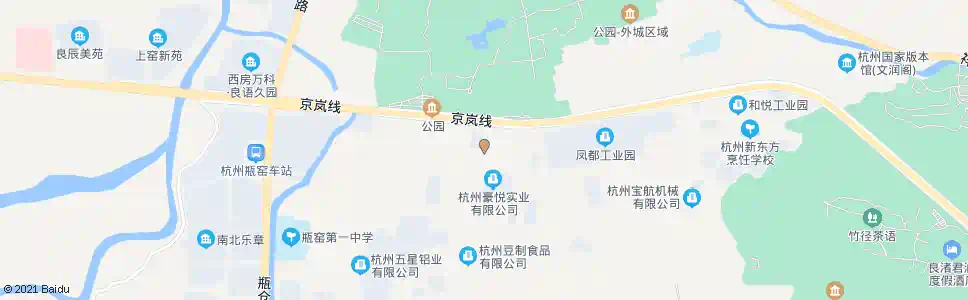 杭州凤都工业区_公交站地图_杭州公交_妙搜公交查询2025
