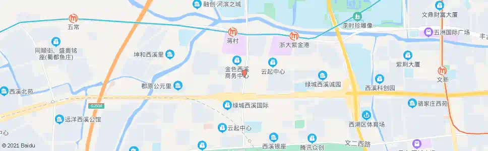 杭州花蒋路紫霞街口_公交站地图_杭州公交_妙搜公交查询2025