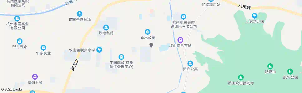杭州坎山商贸桥_公交站地图_杭州公交_妙搜公交查询2025