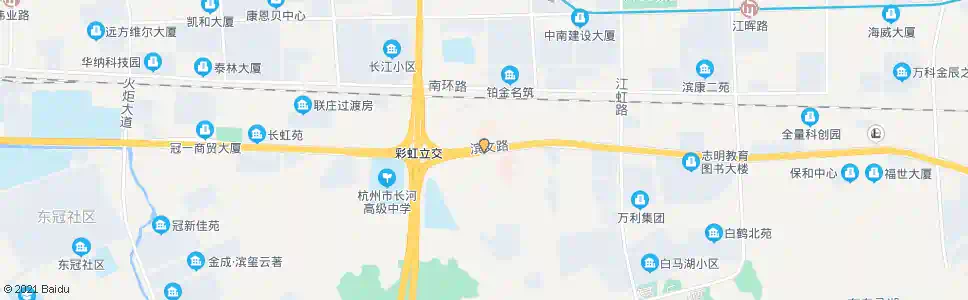 杭州滨文路长江路口_公交站地图_杭州公交_妙搜公交查询2025