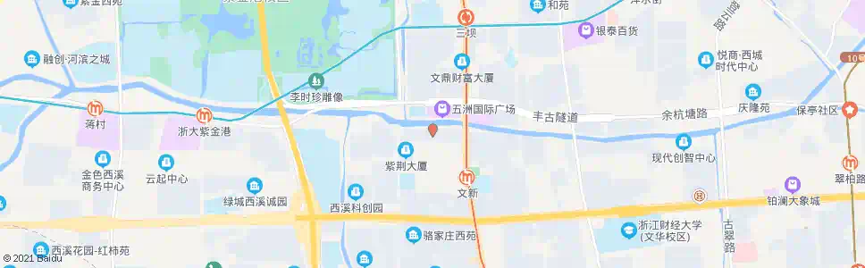 杭州紫荆欣苑_公交站地图_杭州公交_妙搜公交查询2025