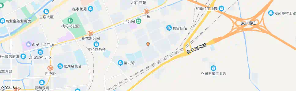 杭州丁桥兰苑_公交站地图_杭州公交_妙搜公交查询2025