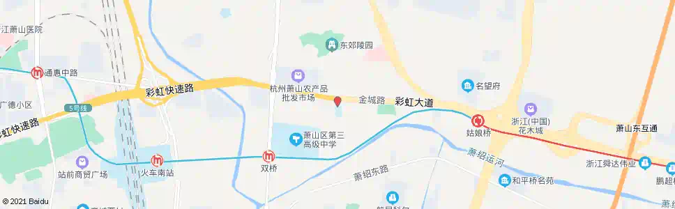 杭州涝湖村_公交站地图_杭州公交_妙搜公交查询2025