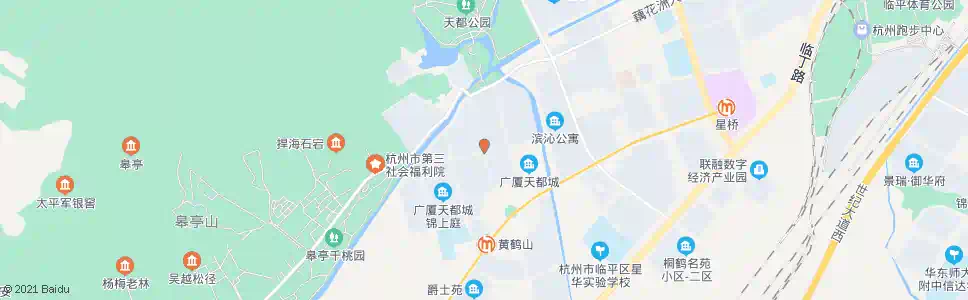 杭州天湖苑_公交站地图_杭州公交_妙搜公交查询2025