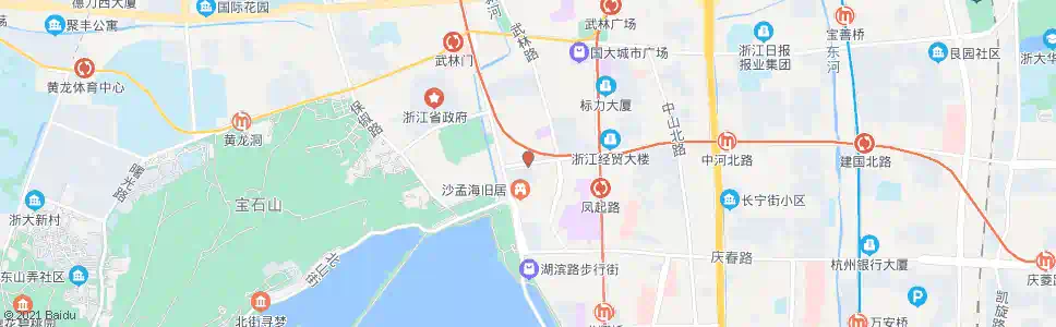 杭州凤起路十四中_公交站地图_杭州公交_妙搜公交查询2025