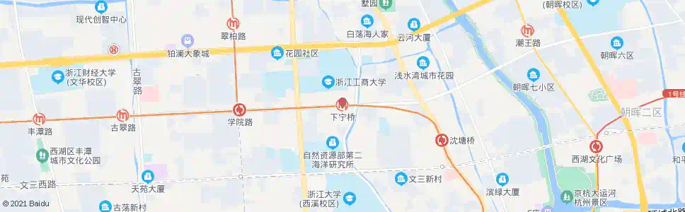 杭州下宁桥_公交站地图_杭州公交_妙搜公交查询2025
