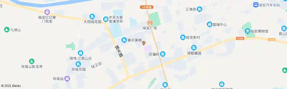 杭州忆江南家园_公交站地图_杭州公交_妙搜公交查询2025