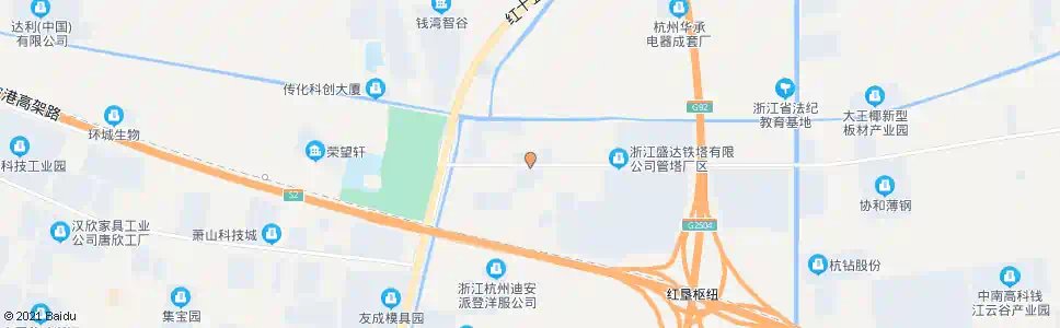 杭州红垦公交站_公交站地图_杭州公交_妙搜公交查询2025