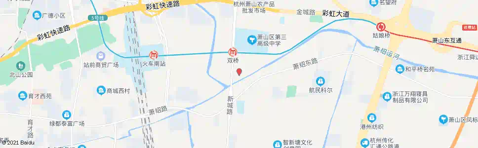 杭州华利公司_公交站地图_杭州公交_妙搜公交查询2025