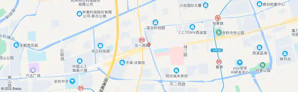 杭州万和桥(余杭组团)_公交站地图_杭州公交_妙搜公交查询2025