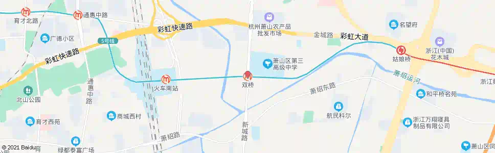 杭州双桥_公交站地图_杭州公交_妙搜公交查询2025