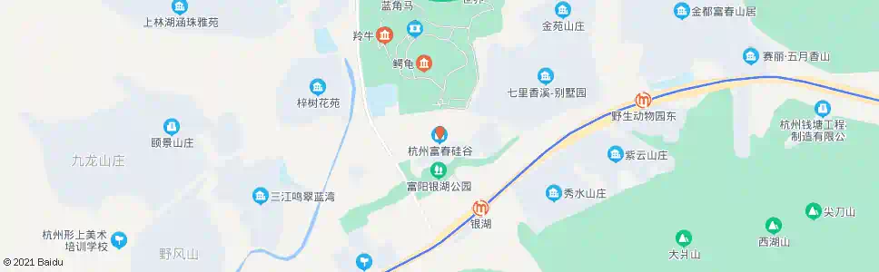 杭州富春硅谷_公交站地图_杭州公交_妙搜公交查询2025