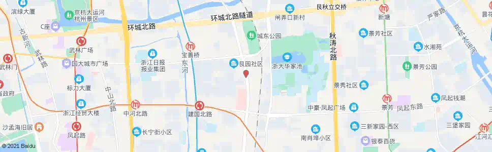 杭州市红会医院北_公交站地图_杭州公交_妙搜公交查询2025