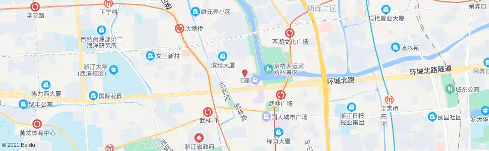 杭州武林门北_公交站地图_杭州公交_妙搜公交查询2025