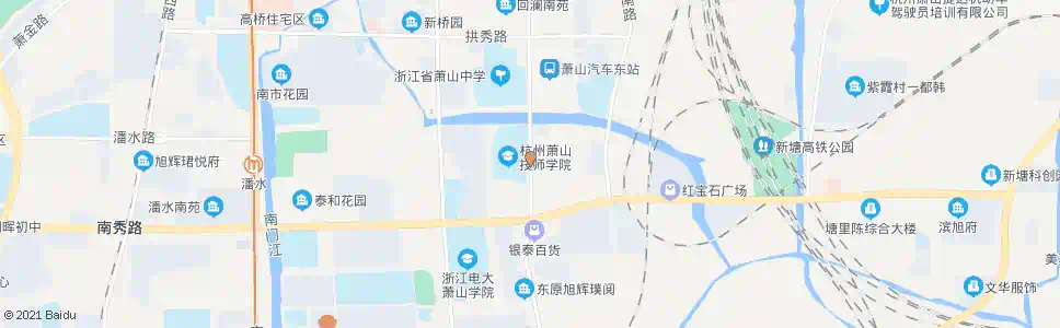 杭州萧山区技工学校_公交站地图_杭州公交_妙搜公交查询2025