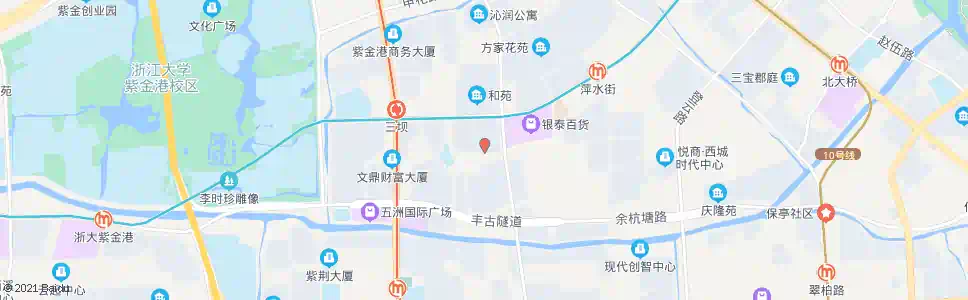 杭州大家塘_公交站地图_杭州公交_妙搜公交查询2025