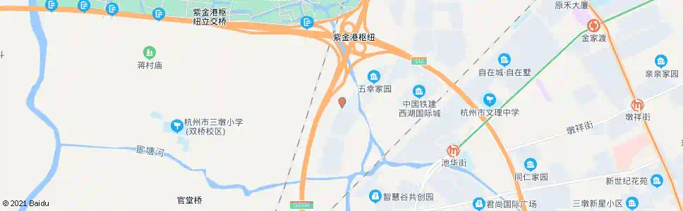 杭州草鞋桥_公交站地图_杭州公交_妙搜公交查询2025