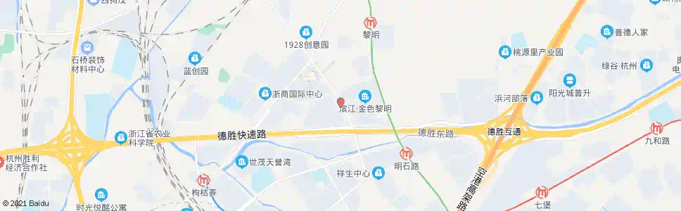 杭州阮家村_公交站地图_杭州公交_妙搜公交查询2025