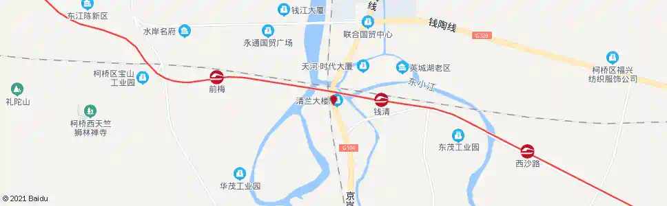 杭州西后街_公交站地图_杭州公交_妙搜公交查询2025