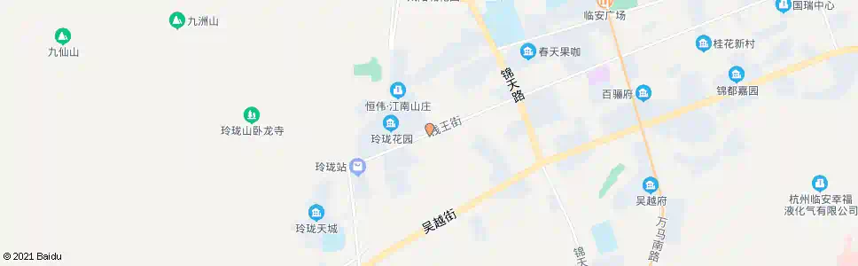 杭州玲珑花园_公交站地图_杭州公交_妙搜公交查询2025