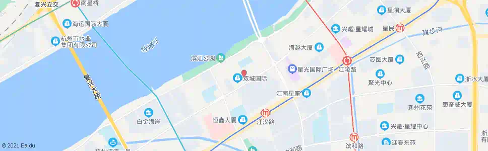 杭州江汉路科技馆街口_公交站地图_杭州公交_妙搜公交查询2025