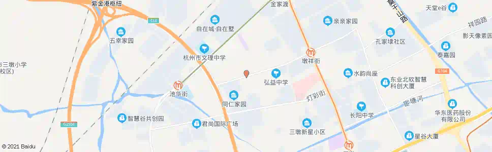 杭州墩祥街嘉仁路口_公交站地图_杭州公交_妙搜公交查询2025