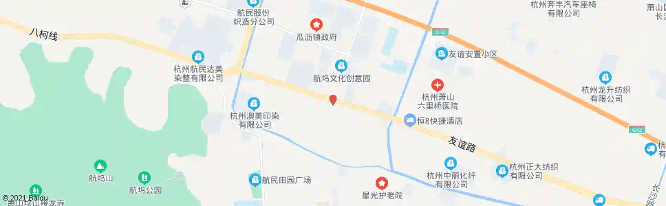 杭州瓜沥镇标_公交站地图_杭州公交_妙搜公交查询2025