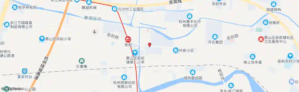 杭州东南网架(新林周)_公交站地图_杭州公交_妙搜公交查询2025