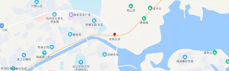 杭州农林站_公交站地图_杭州公交_妙搜公交查询2025