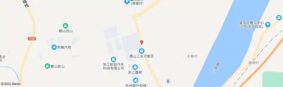 杭州鹿山工业园区_公交站地图_杭州公交_妙搜公交查询2025