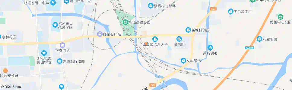 杭州王家寺桥_公交站地图_杭州公交_妙搜公交查询2025