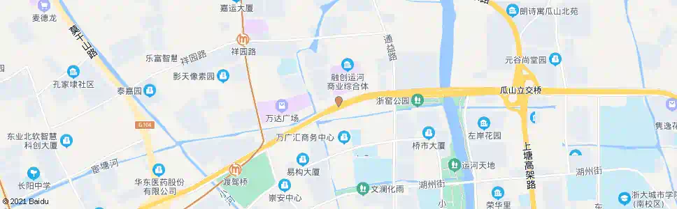 杭州郭家厍村_公交站地图_杭州公交_妙搜公交查询2025
