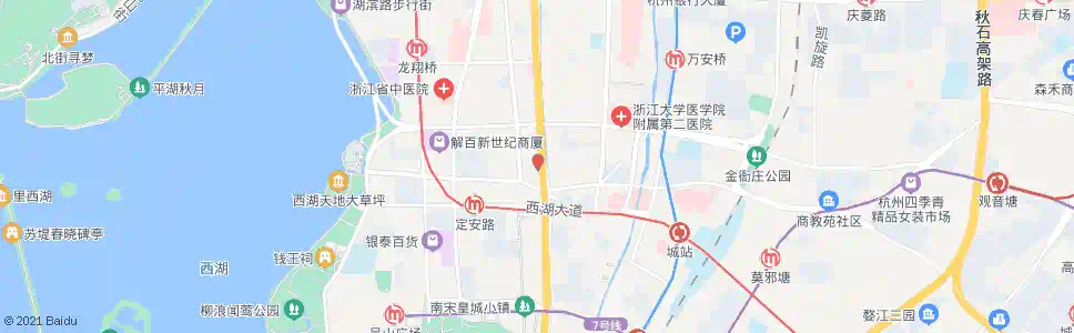 杭州人民银行_公交站地图_杭州公交_妙搜公交查询2025