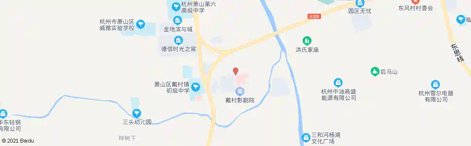 杭州戴村骨伤科医院_公交站地图_杭州公交_妙搜公交查询2025