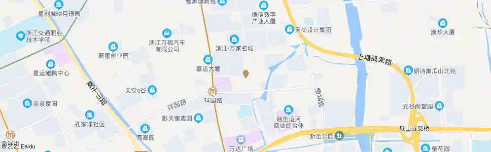 杭州冯家浜_公交站地图_杭州公交_妙搜公交查询2025