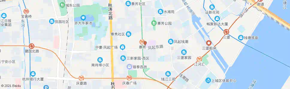 杭州华联国际商贸城(天虹商场)_公交站地图_杭州公交_妙搜公交查询2025