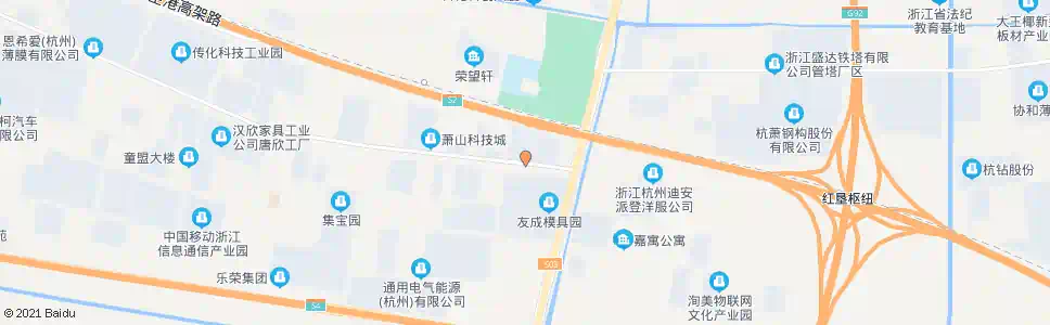 杭州鸿达路塘新线路口_公交站地图_杭州公交_妙搜公交查询2025