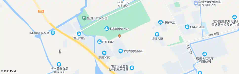 杭州康信路口_公交站地图_杭州公交_妙搜公交查询2025