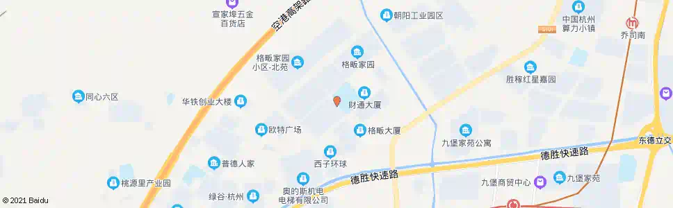 杭州九昌路九华路口_公交站地图_杭州公交_妙搜公交查询2025
