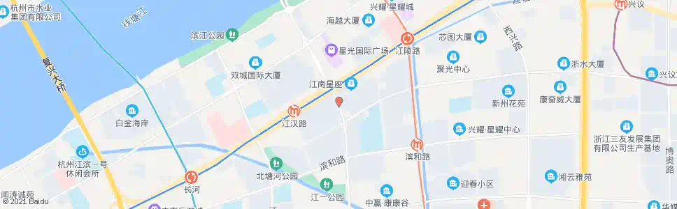 杭州江晖路江南大道口_公交站地图_杭州公交_妙搜公交查询2025