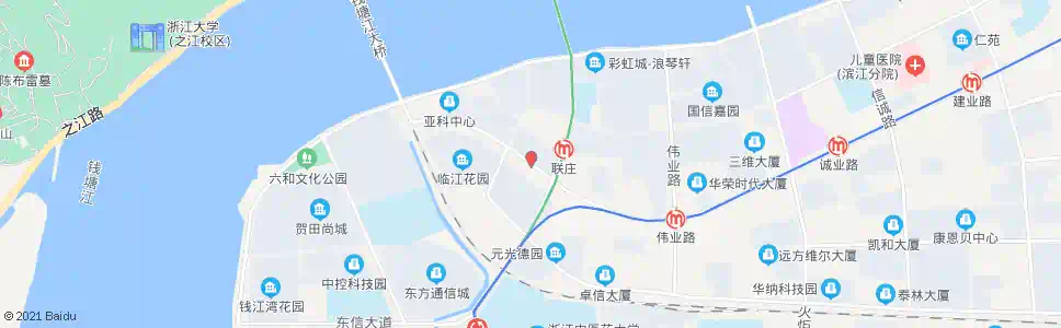 杭州复兴大桥换乘站_公交站地图_杭州公交_妙搜公交查询2025