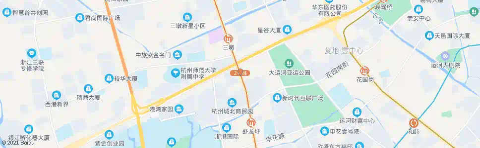 杭州石祥西路古墩路口_公交站地图_杭州公交_妙搜公交查询2025