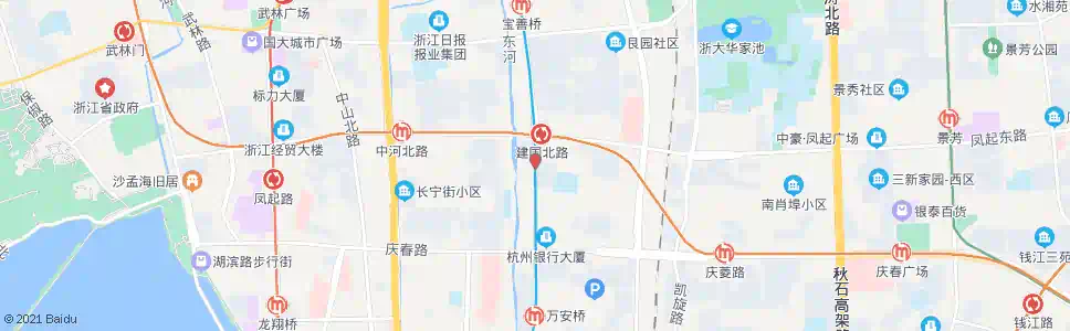 杭州潮鸣寺巷_公交站地图_杭州公交_妙搜公交查询2025
