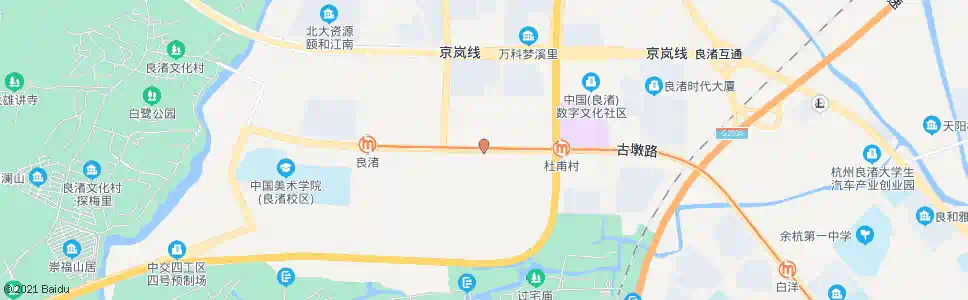 杭州池华街古墩路口_公交站地图_杭州公交_妙搜公交查询2025