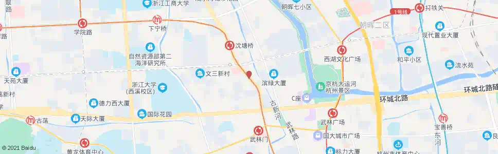 杭州密渡桥_公交站地图_杭州公交_妙搜公交查询2025