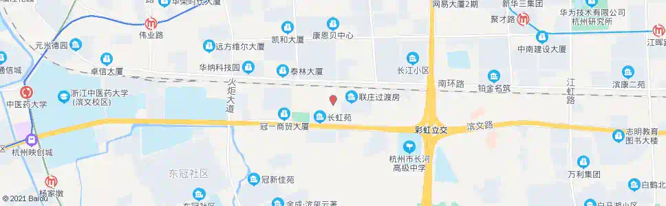 杭州长一村_公交站地图_杭州公交_妙搜公交查询2025