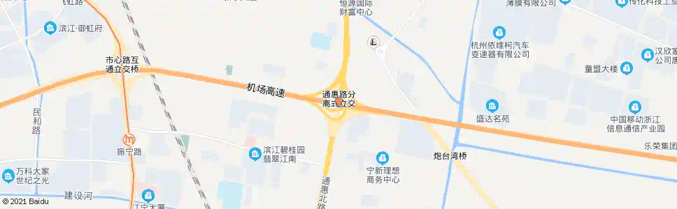 杭州通惠路机场路口_公交站地图_杭州公交_妙搜公交查询2025